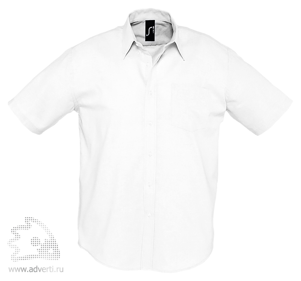 Купить Sol's Рубашка мужская с коротким рукавом brisbane белая в магаз