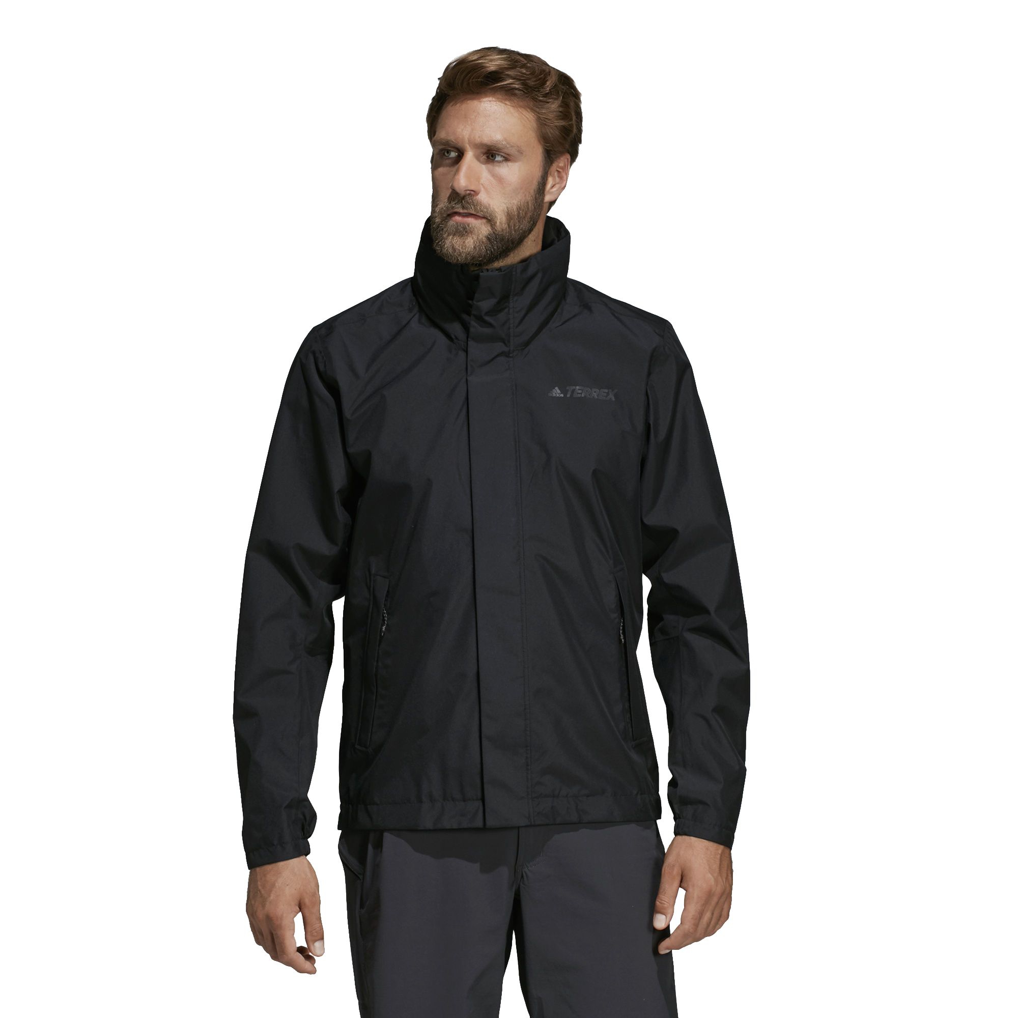 Adidas Terrex ветровка чёрный