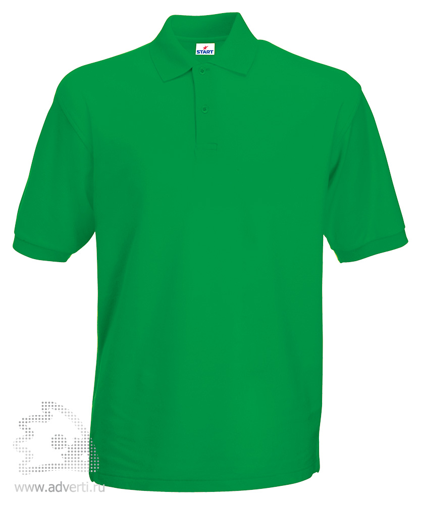 Рубашка поло Apollo, мужская, зеленая.