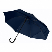 Зонт-трость Dune Portobello, полуавтомат, синий с серым