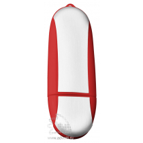 USB-флеш-карта Ergonomic, красная USB-флеш-карта Ergonomic, красная