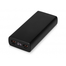 Портативное зарядное устройство с функцией быстрой зарядки QC 3.0 PowerMax, 20000 mAh