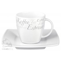 Кофейная пара Maxim Espresso Set, чашка+блюдце, фарфор