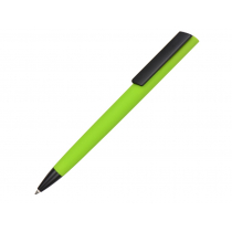 Ручка пластиковая soft-touch шариковая Taper, желтая