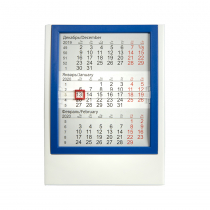 Настольный календарь «Акцент» на 2 года, синий