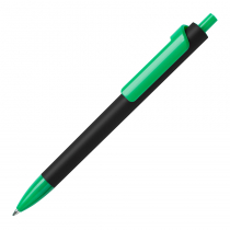 Ручка шариковая FORTE SOFT BLACK, черная с фиолетовым