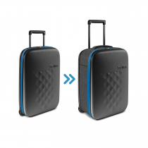 Чемодан складной Rollink Earth, синий