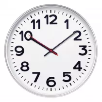 Часы настенные ChronoTop, серебристые Часы настенные ChronoTop, серебристые