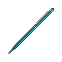 Ручка-стилус металлическая шариковая Jucy, синяя