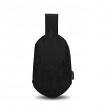 Сумка на плечо Xiaomi Tajezzo Beaborn Polyhedron Chest Bag, черный меланж
