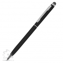 Шариковая ручка Touchwriter Soft со стилусом BeOne, серая