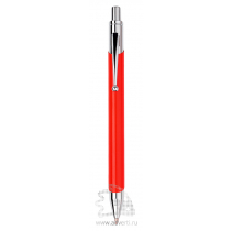 Ручка металлическая шариковая Родос, красная