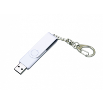 Флешка промо поворотный механизм, жёлтая