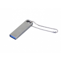 Флешка Mini031 USB 3.0, серебристая