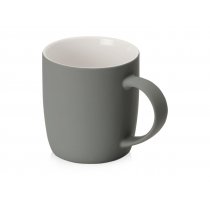 Кружка с покрытием soft-touch Dalgona, оранжевая