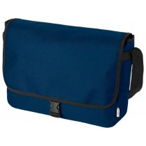 Сумка через плечо Omaha из переработанного РЕТ-пластика, черная