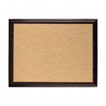 Плакетка Plaque, малая, вишня с серебристым шильдом