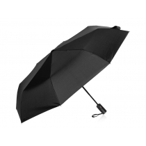 Зонт-автомат Reviver с куполом из переработанного пластика, светло-серый