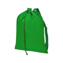 Рюкзак Lerу с парусиновыми лямками, зеленый