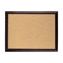 Плакетка Plaque, малая, вишня с серебристым шильдом