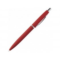 Ручка металлическая шариковая San Remo, софт тач, красная