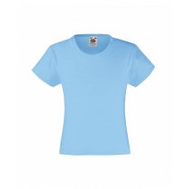 Детская футболка FOTL Girls Valueweight, голубая