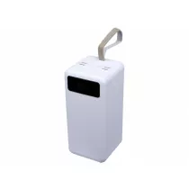 Внешний аккумулятор power bank с фонариком 80000 Mah, белый Внешний аккумулятор power bank с фонариком 80000 Mah, белый