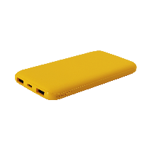 Внешний аккумулятор Bplanner Power 2 ST, софт-тач, желтый