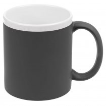 Кружка StopSpot с покрытием софт-тач, желтая