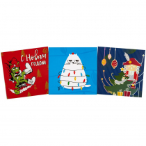 Набор Warmest Wishes, 3 открытки с конвертами Набор Warmest Wishes, 3 открытки с конвертами