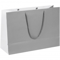 Пакет бумажный Bicolor, белый с черным