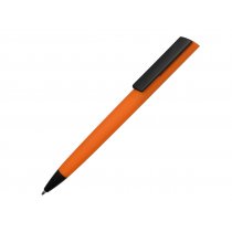 Ручка пластиковая шариковая C1 soft-touch, оранжевая