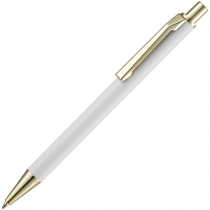 Ручка шариковая Lobby Soft Touch Gold, красная
