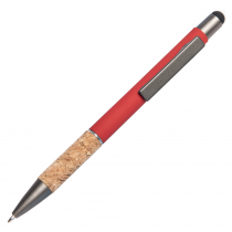 Ручка шариковая FACTOR GRIP со стилусом, красная Ручка шариковая FACTOR GRIP со стилусом, красная