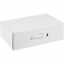 Коробка Matter Light с белой ручкой, крафт