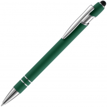 Ручка шариковая Pointer Soft Touch со стилусом, зеленая Ручка шариковая Pointer Soft Touch со стилусом, зеленая