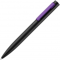 Ручка шариковая Inkolor, черная с желтым