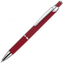Ручка шариковая Chromos Soft Touch, зеленая