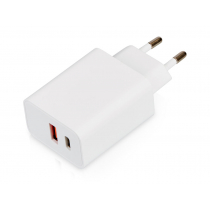 Сетевое зарядное устройство c выходами USB-A и USB-C Recharger, 10 Вт Сетевое зарядное устройство c выходами USB-A и USB-C Recharger, 10 Вт