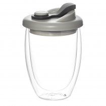 Стакан стеклянный Lotos, бирюзовый