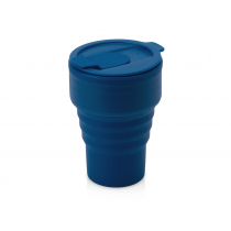 Силиконовый складной стакан GoCup, синий Силиконовый складной стакан GoCup, синий