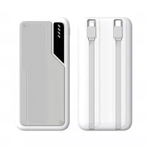 Зарядное устройство Connect 10000 mAh со встроенными Type-C/Lightning кабелями Зарядное устройство Connect 10000 mAh со встроенными Type-C/Lightning кабелями