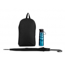 Набор с бутылкой и зонтом Water element, синий