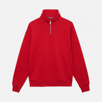 Толстовка на молнии FLOW, унисекс, красная