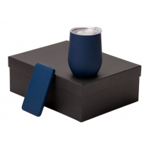 Подарочный набор COLOR IT с термокружкой и повербанком C2, 10000 mAh, темно-синий Подарочный набор COLOR IT с термокружкой и повербанком C2, 10000 mAh, темно-синий