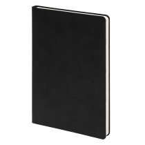 Ежедневник недатированный FunkyPlan в линейку, черный с красным