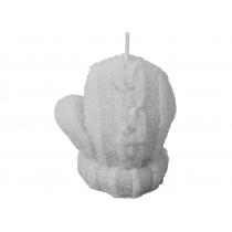 Свеча Рукавичка, серая