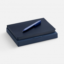 Набор Doppio, синий с оранжевым