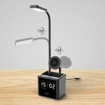 Лампа Smart Flex с беспроводным 3в1 (15W) ЗУ с MagSafe, часами, карандашницей и подсветкой логотипа