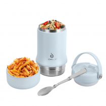 Термос для еды Tabenodo, серый